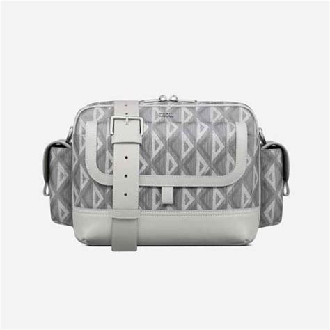 Dior Hit The Road Messenger Bag Dior Gray CD Diamond 